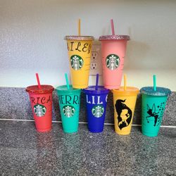 Custom Starbucks Changing Cups!!