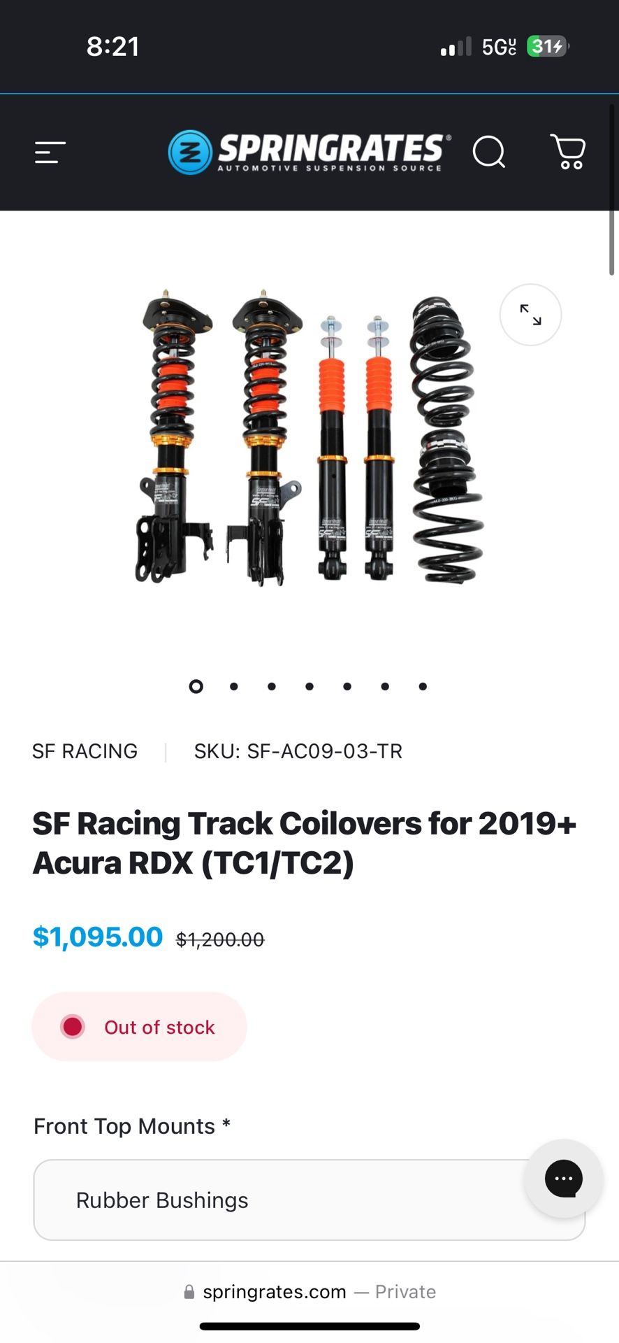 Sf Racing Suspension Kit
