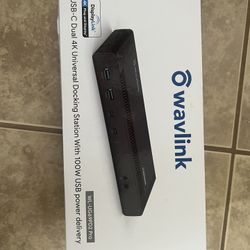 Wavlink WL-UG69PD2 Pro USB-C Dual 4K Docking Station – LIKE NEW