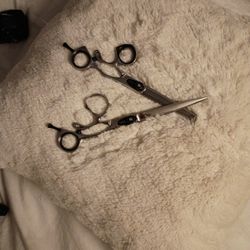 Via Alloy Shears And Thinning Shears Professional Hair Scissors 