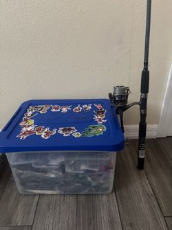 bass fishing lot