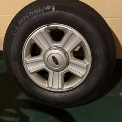 4 Tires with Rim and Cap  245/75 R17