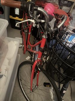 7speed Red Bike