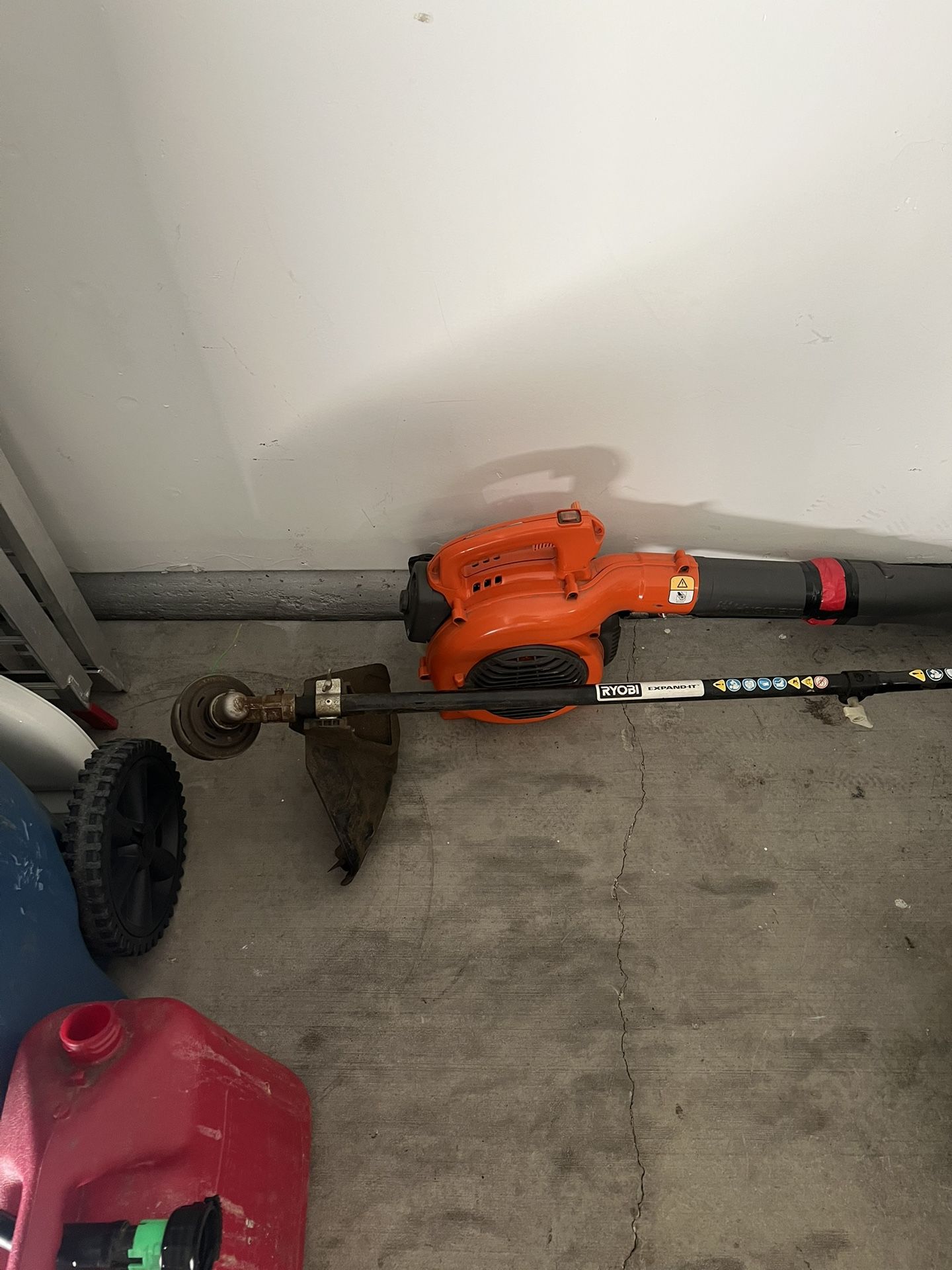 Ryobi Weed Whacker & Husqvarna Leaf Blower