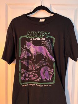 “Adopt A Familiar” Witchy T-shirt