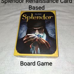 Splendor Renaissance Card Based Board Game In Excellent New Condition (Is Complete Nothing Missing)