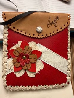 Brand New Handmade Leather Mini Crossbody Bag from Cuba – $49