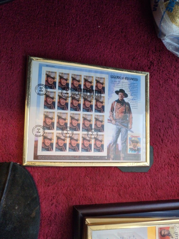John Wayne Cancel Stamp Sheet 