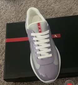 Purple parda shoes