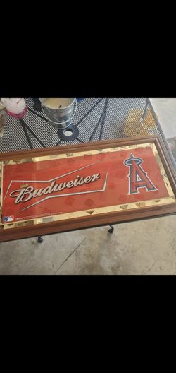 Vintage Anaheim anangel's Budweiser glass