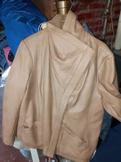Womans large leather jacket