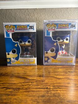 Funko Pop Sonic 283 and 284 Bundle