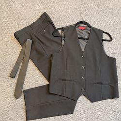 Boy's Formal Suit Vest And Pants, 16