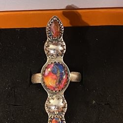 Spiney Dalila Turquoise 3 Stone Ring