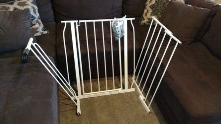 Child gate.dog gate.used to keep child from stairs etc .