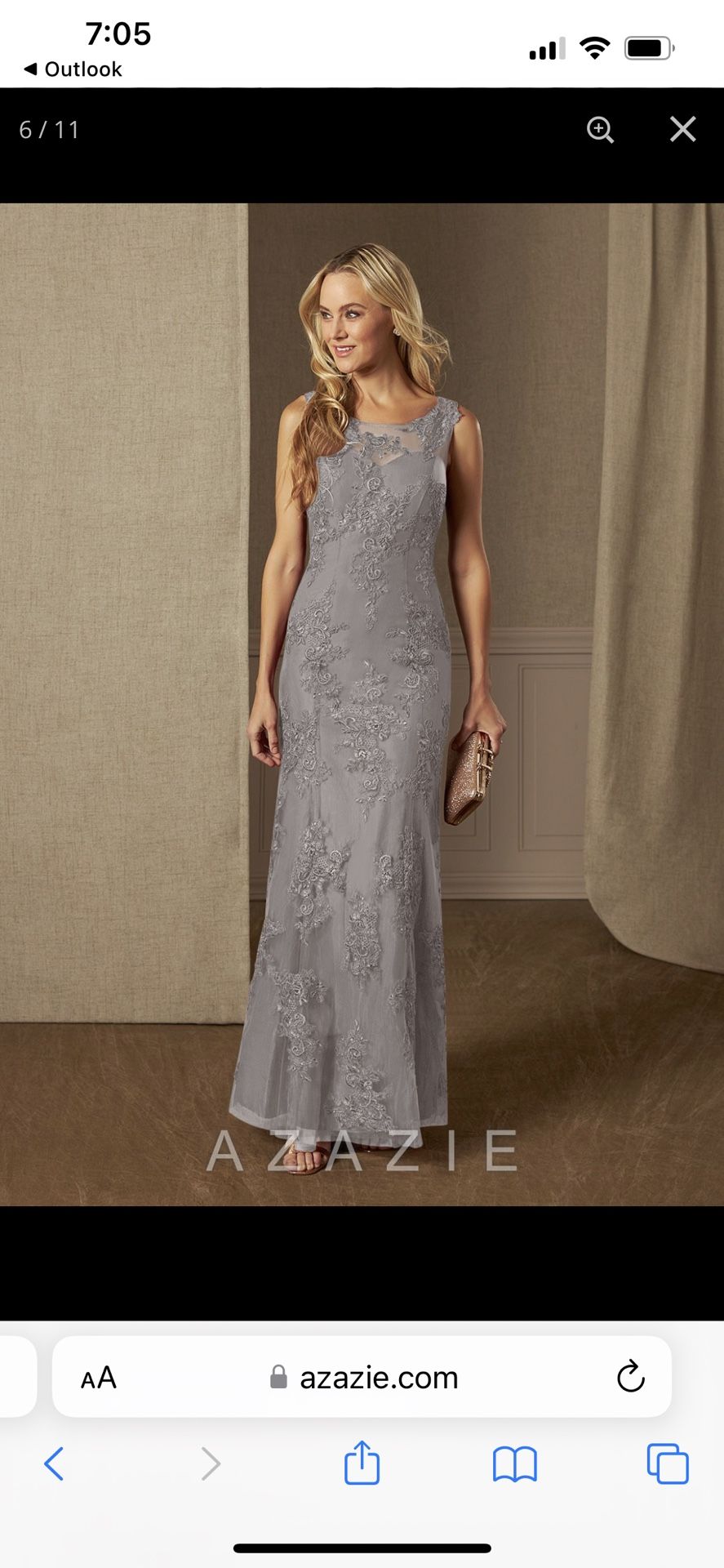AZAZIE WHILHELMINA MOTHER OF THE BRIDE DRESS