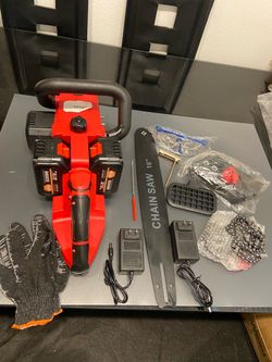 16” Cordless Chainsaw – Brushless 1350W – 2 Batteries Included