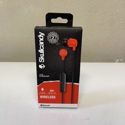 Skull Candy Jib Wireless Earbuds - Red / Black