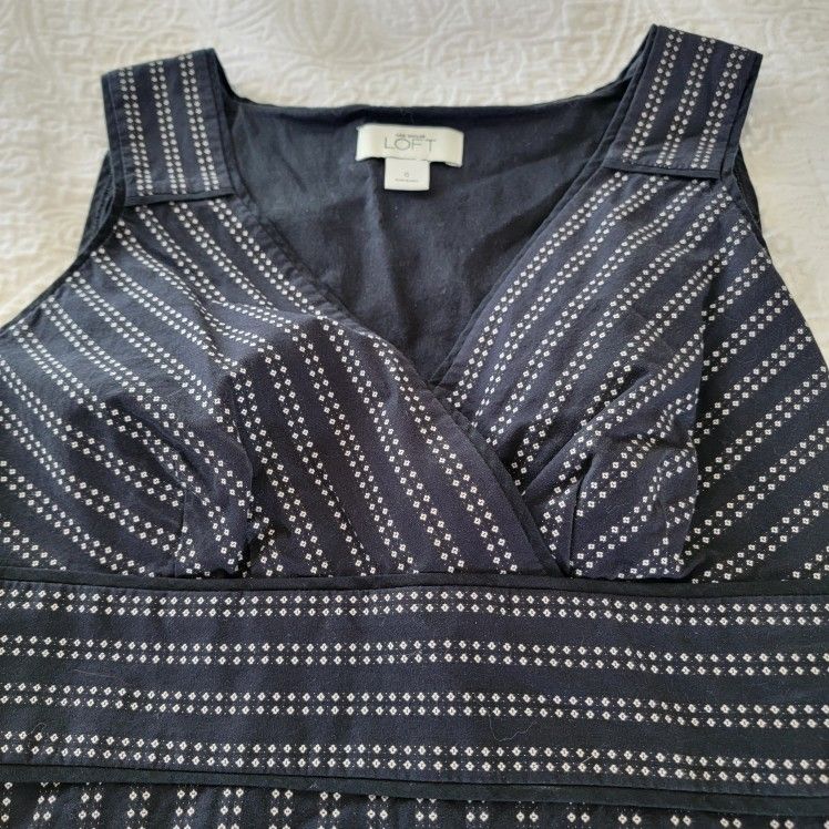 Black and White Detailed Dress