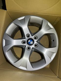 BMW Silver 5-Spoke Alloy Wheel Rim