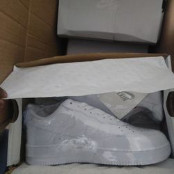 Fresh All White Air-Force 1's In All Sizes Except Little Kids Sizes 