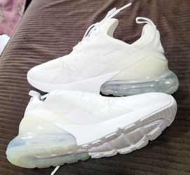 Nike Air Max 270 White Mesh Low Top Sneakers Unisex 7Y Lace Up 943345-103