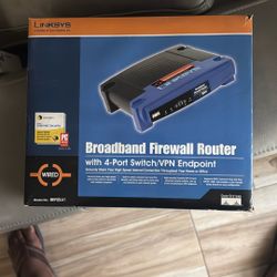 Linksys Broadband Firewall Router, BEFSX41