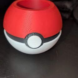 Pokeball and Pokeball Pen Holder