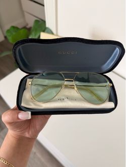 GUCCI AVIATOR GLASSES