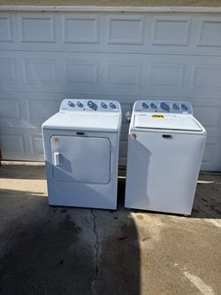 Maytag dryer and washer