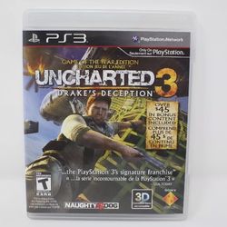 Uncharted 3 Drakes Deception PS3 Complete Game of the Year Edition Playstation 3
