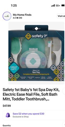 Safety 1st Baby's First Spa Day Kit 🎊