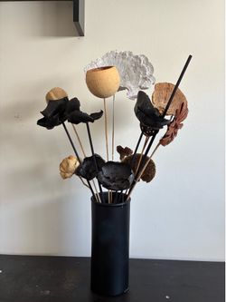 Wooden flowers