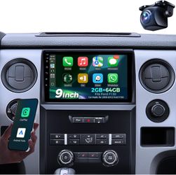 Car Stereo Radio for Ford F150 2009-2012, Wireless CarPlay/Android Auto