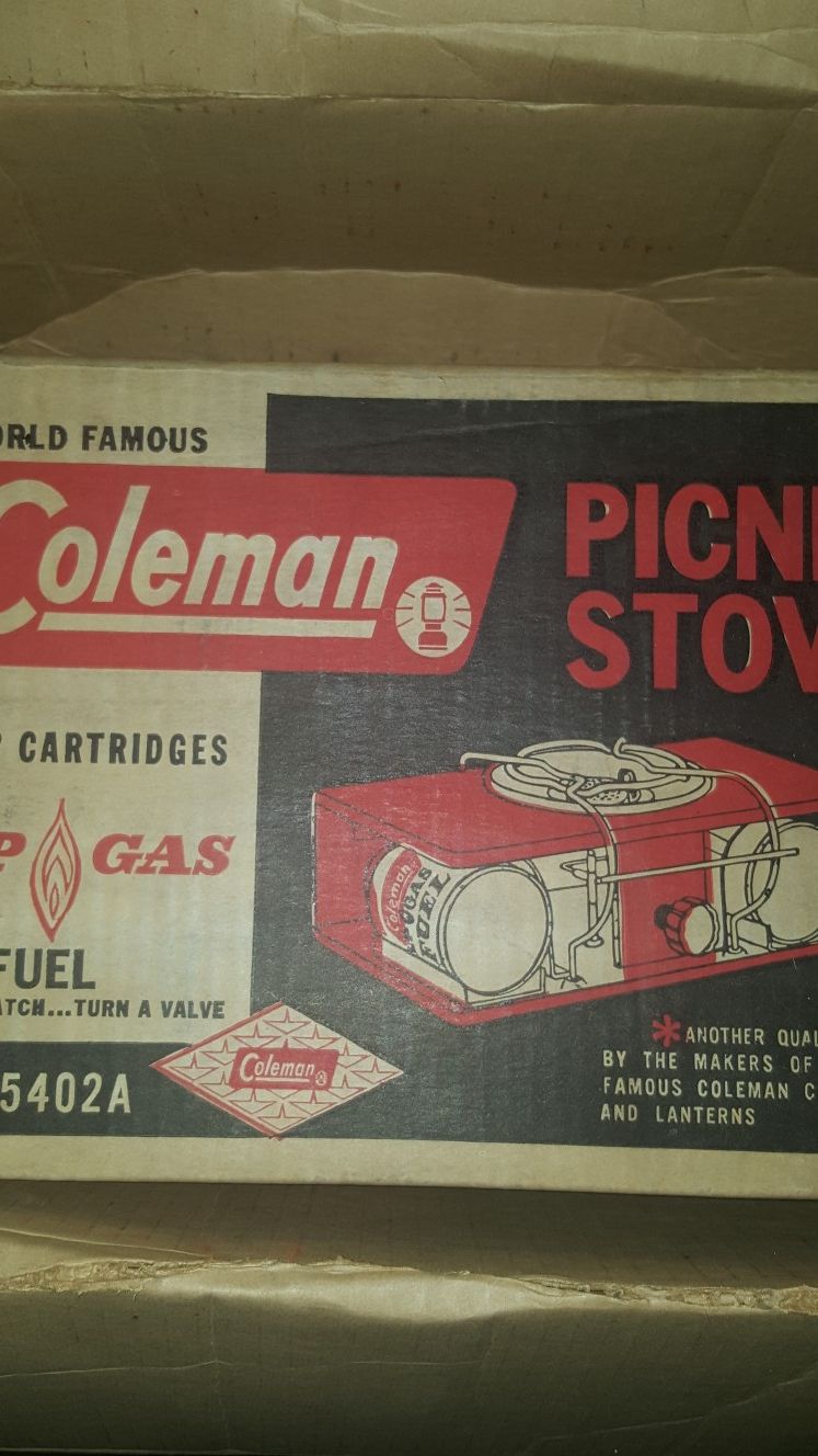 Coleman picnic stove