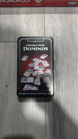 Pressman Double Nine Dominoes Tin,
