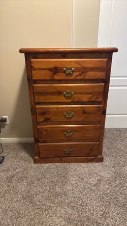 Tall dresser perfect for a summer project