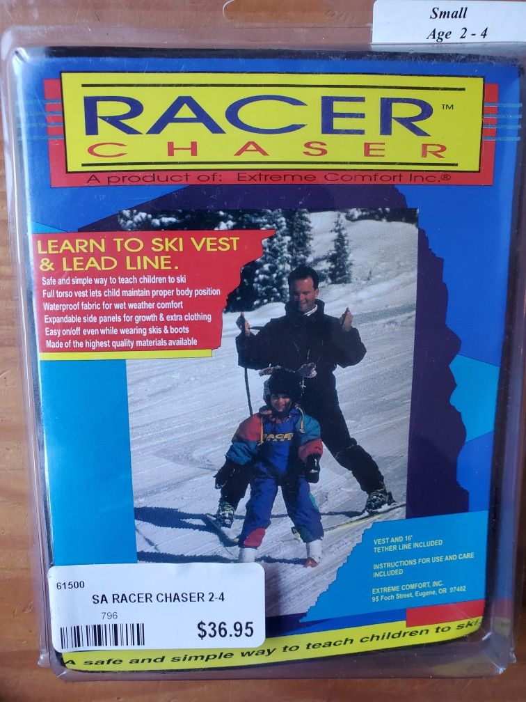 Beginner Ski Harness Child Racer Chaser Ages 2-4 Yrs.