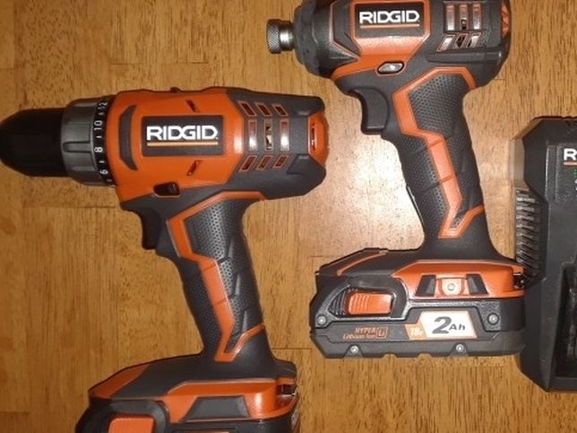 Brand New Ridgid Gen X4 Drill And Impact Driver Kit With Upgraded Batteries