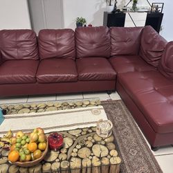 COUCH (Burgundy) Must Go 