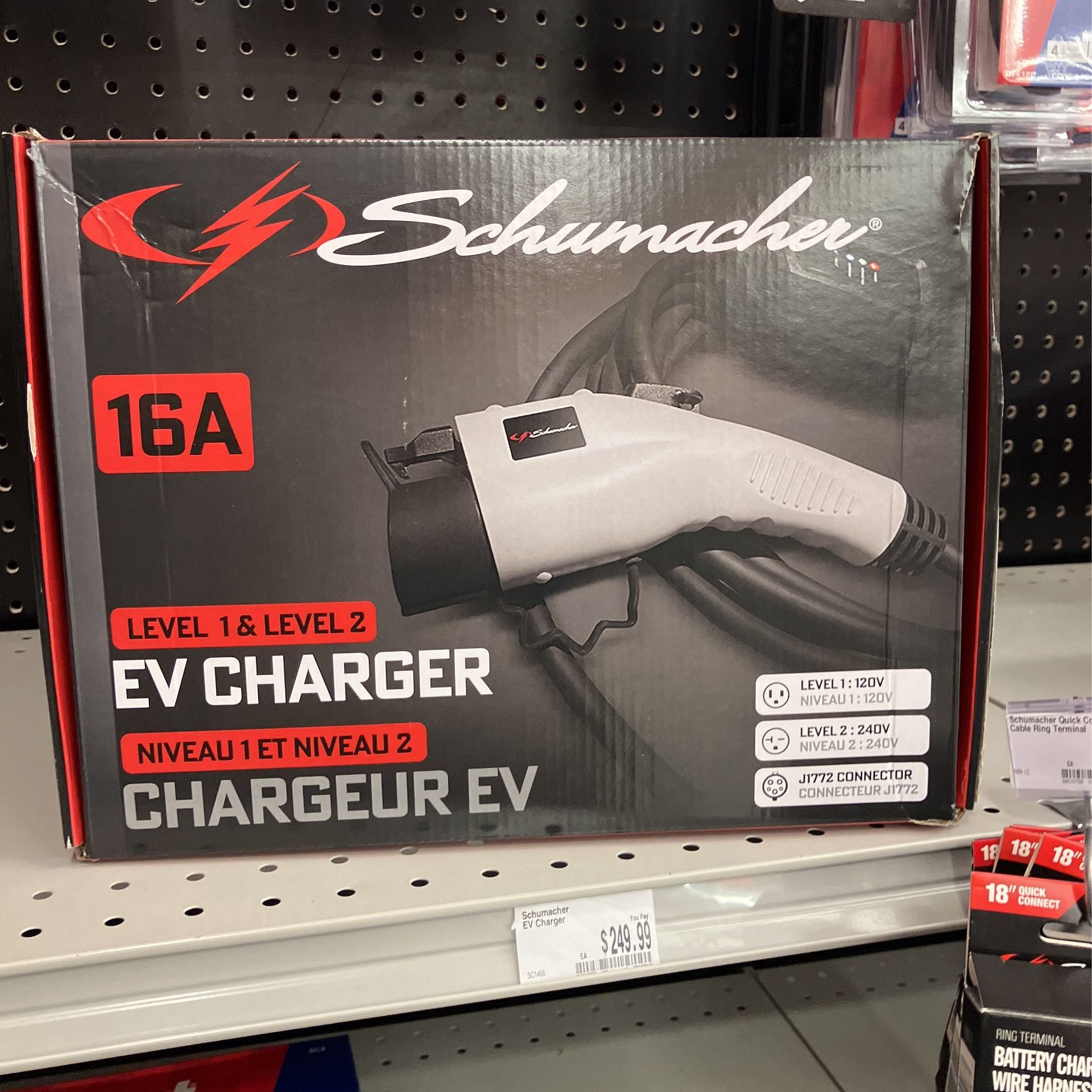 Schumacher 16A Level 1&2 EV Charger