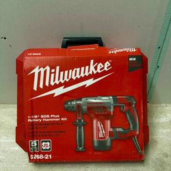 Milwaukee 1 1/8” CORDED Rotary Hammer Kit