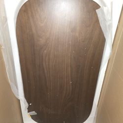 Brand New In Box 51" Modern Minimalist Double Leg Solid  Coffee Table