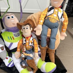 Woody And Buzz light year Plushies 