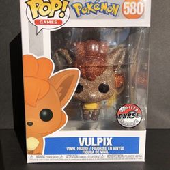 Custom Funko Pop - Diamond Vulpix Pokemon Pop Figure