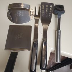 New Stainless Steel BBQ  utensils