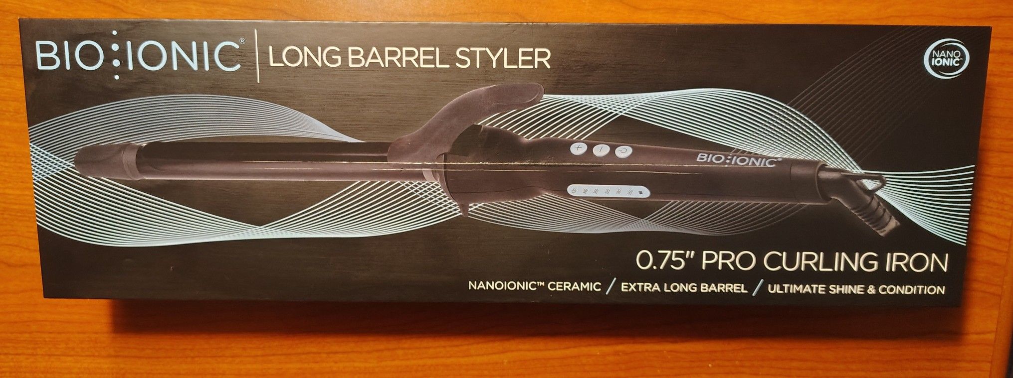 Bio Ionic Long Barrel Styler Curling Iron .75"