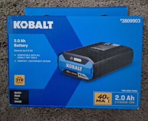 Kobalt 40V Max 2.0Ah Lithium-Ion Battery