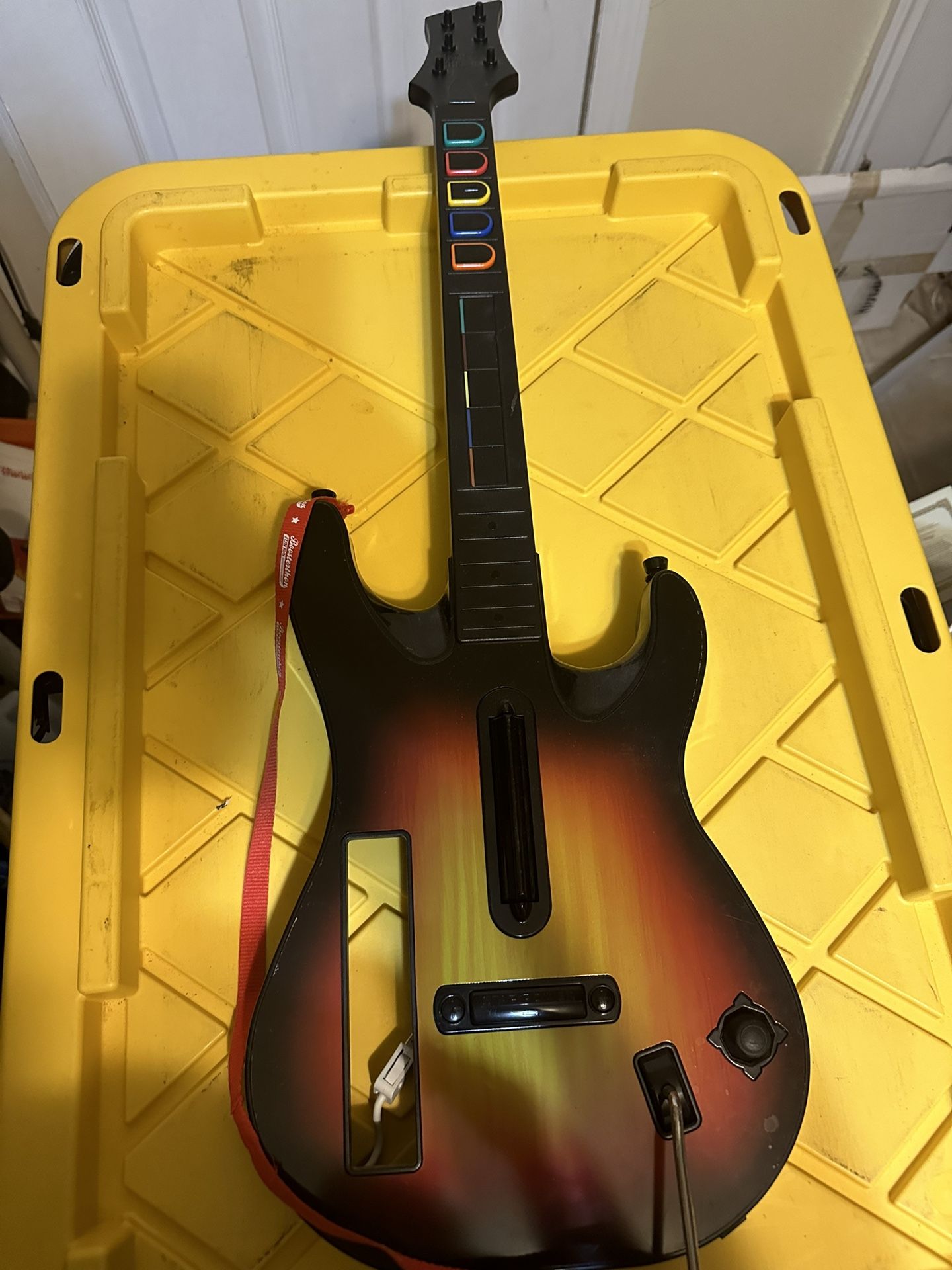 Guitar Hero Red Octane Sunburst Wireless Guitar for Nintendo Wii 95455.805
