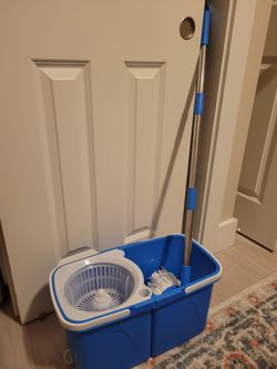 Spin Mop & Bucket, Used Once